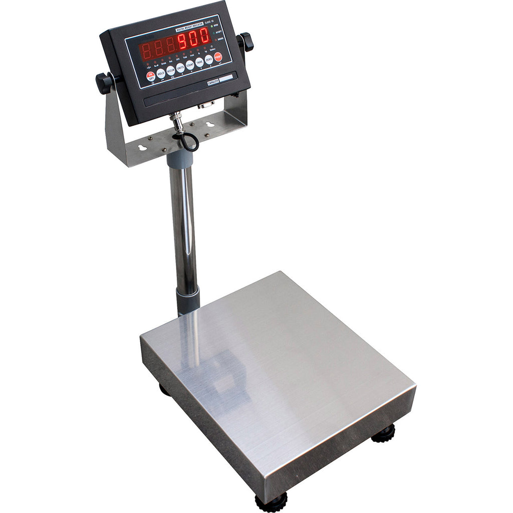 500 lb x .05 lb Digital Floor 16x20 Bench Scale Platform 250 kg x .02 kg